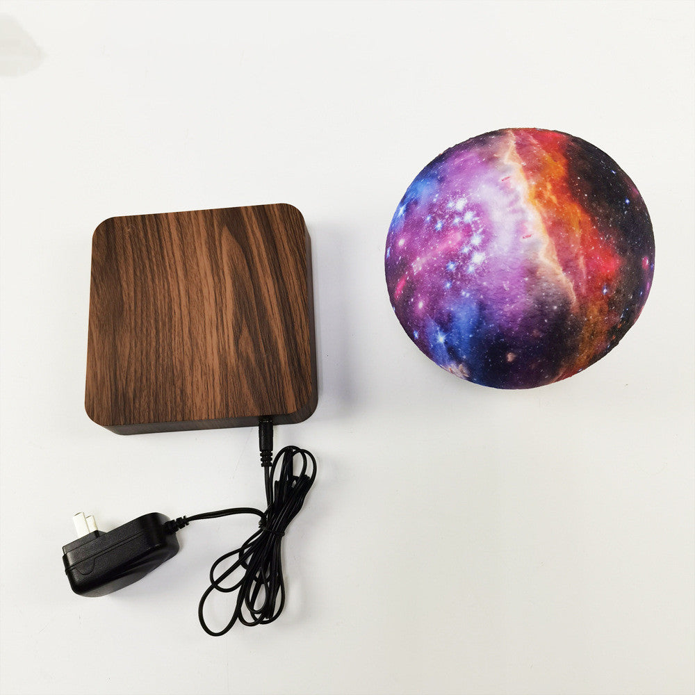 Zwevende galaxy lamp