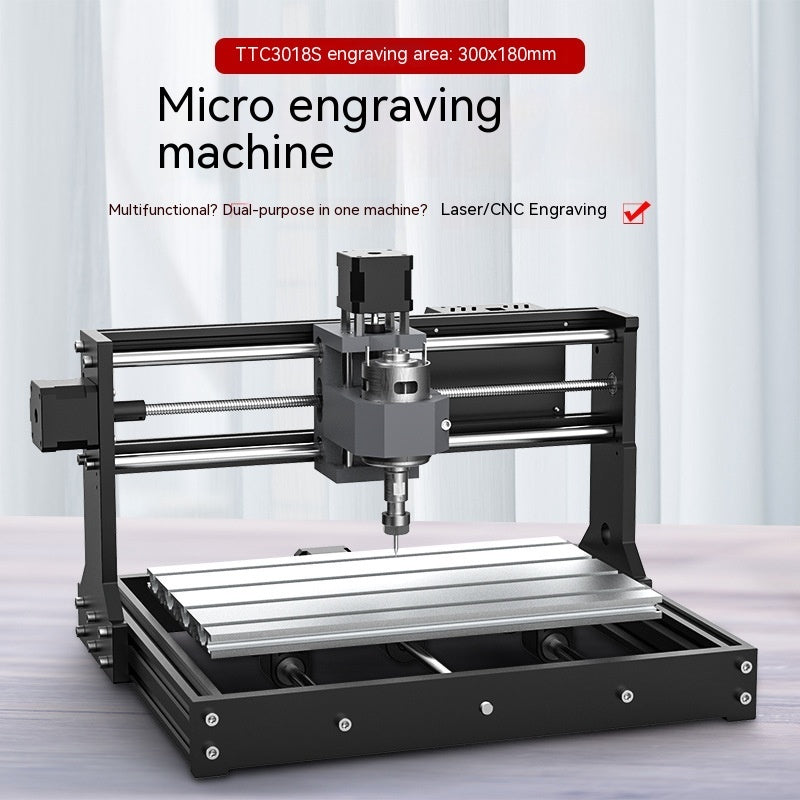 Mini CNC Woodworking and Engraving Machine for Precision Engraving and Milling