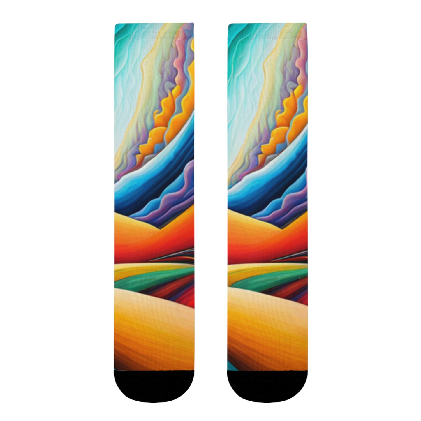 Socks with art print