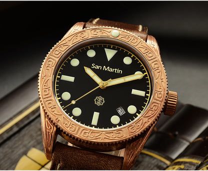 Stylish bronze diving watches