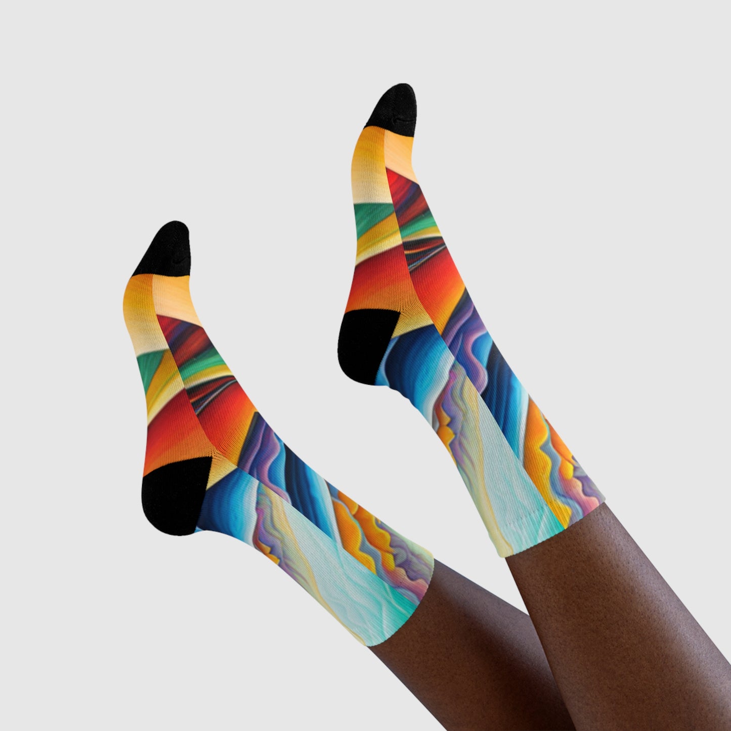 Socks with art print