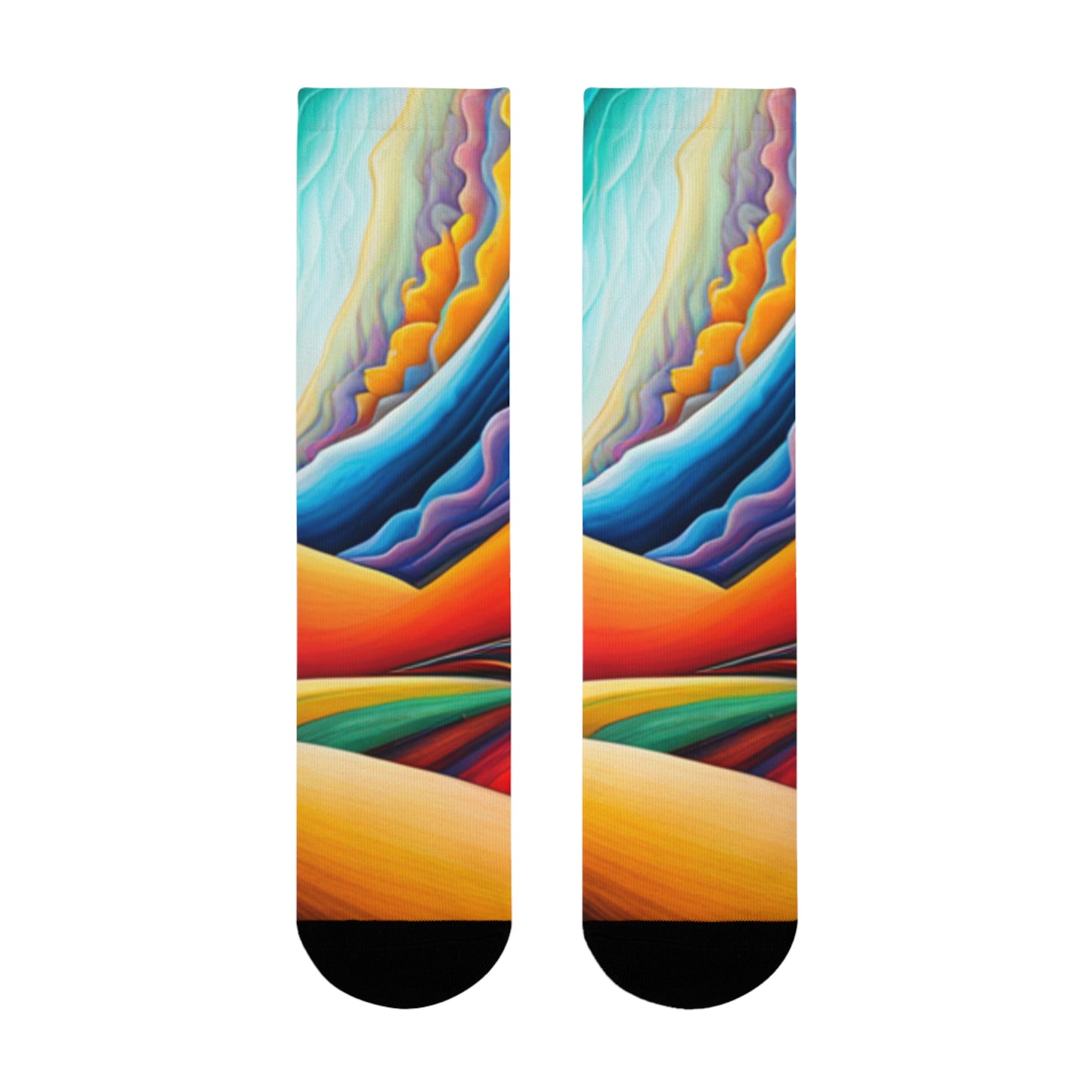 Socks with art print