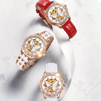 Ladies Automatic Mechanical Watch Gift Pack: Luxury and Style in One Set