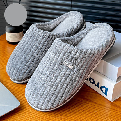 Warm slippers with anti-slip