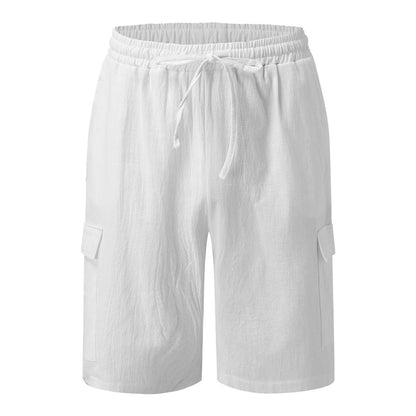 Hawaiian cotton/linen shorts