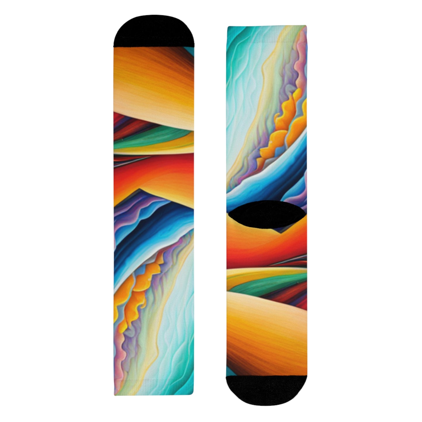 Socks with art print