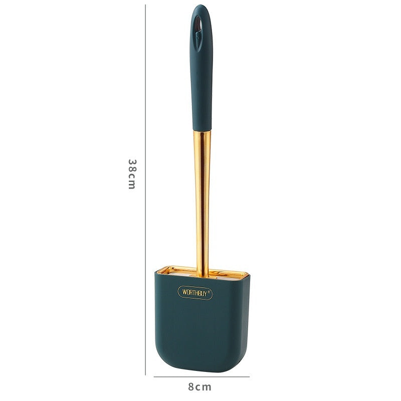 Wall Mounted Silicone Toilet Brush – For Deep Cleaning Without Awkward Corners or Gaps