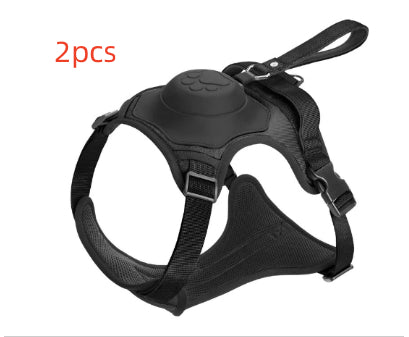 Dog harness collar