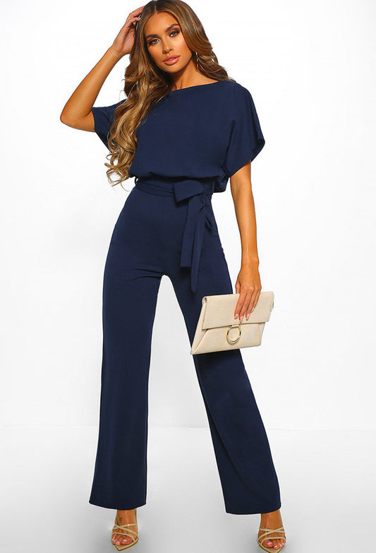 Fashion lace-up jumpsuit 7 colors