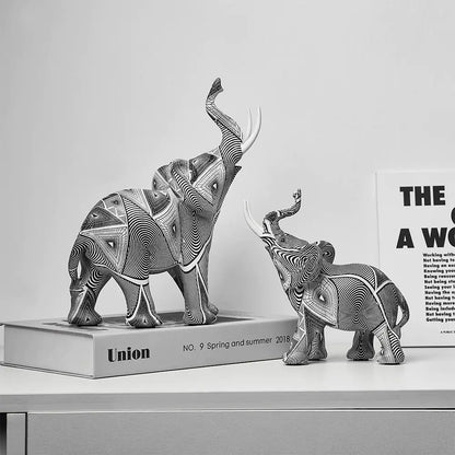 Sculptures &amp; Figurines Modern Decoration elephants