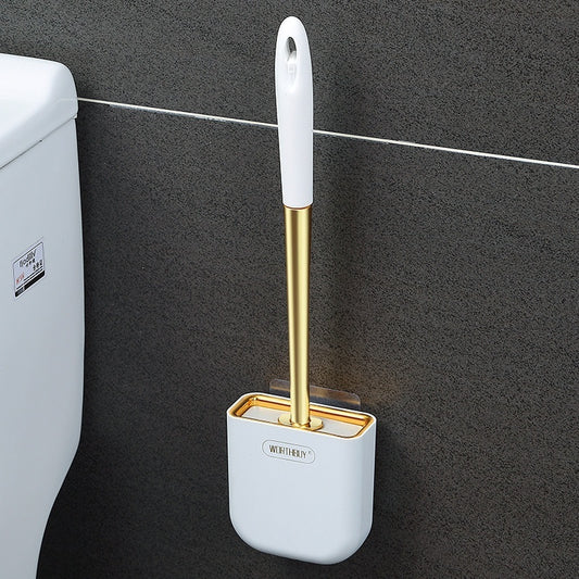 Wall Mounted Silicone Toilet Brush – For Deep Cleaning Without Awkward Corners or Gaps