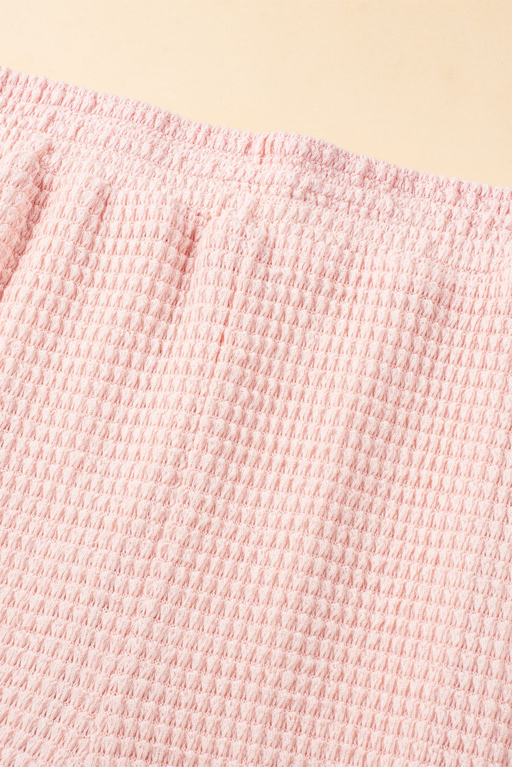 Pink two-piece clothing set short