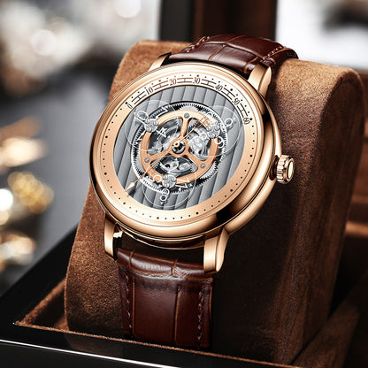 Small Men's Watch with Open Heart: Elegance and Precision in One