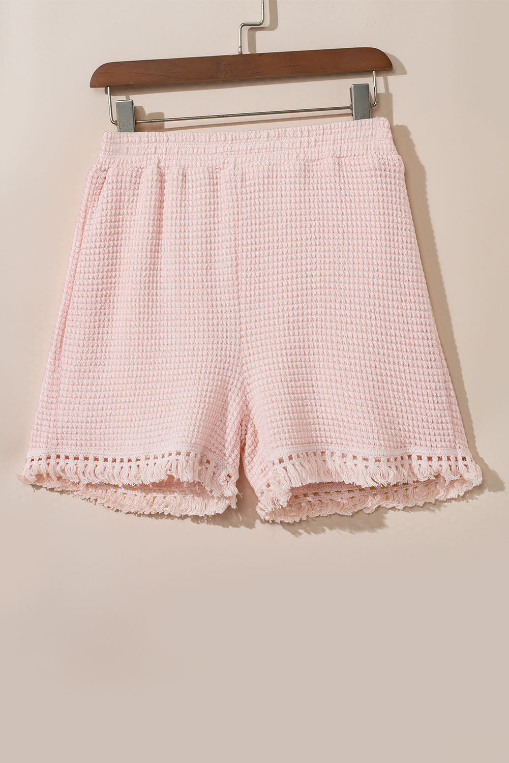 Pink two-piece clothing set short