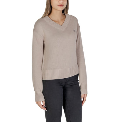 Calvin Klein Damenstrickwaren – Stylischer und bequemer Pullover für Herbst und Winter