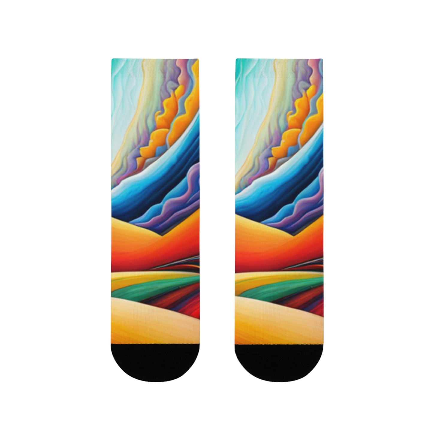 Socks with art print