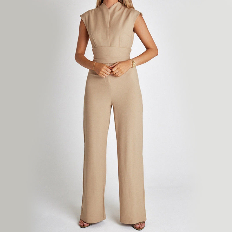 Elegante jumpsuit met wijde pijpen voor de zomer - Stijlvol en comfortabel