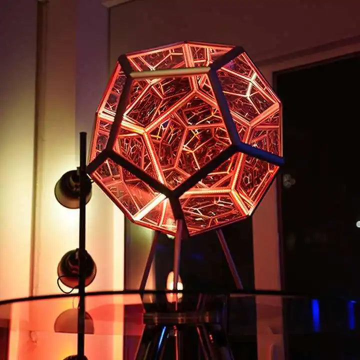 The InfiniteX Dodecahedron lamp