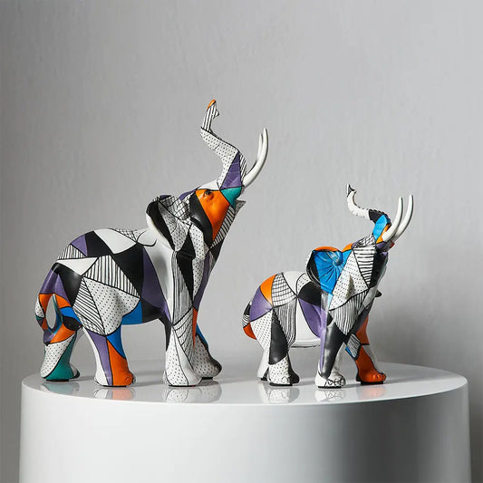 Sculptures &amp; Figurines Modern Decoration elephants