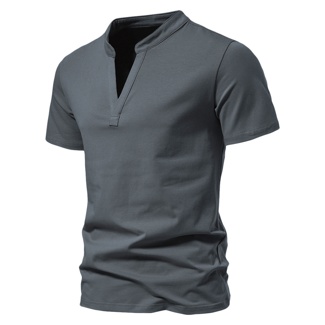 Summer t-shirt stretch with v-neck