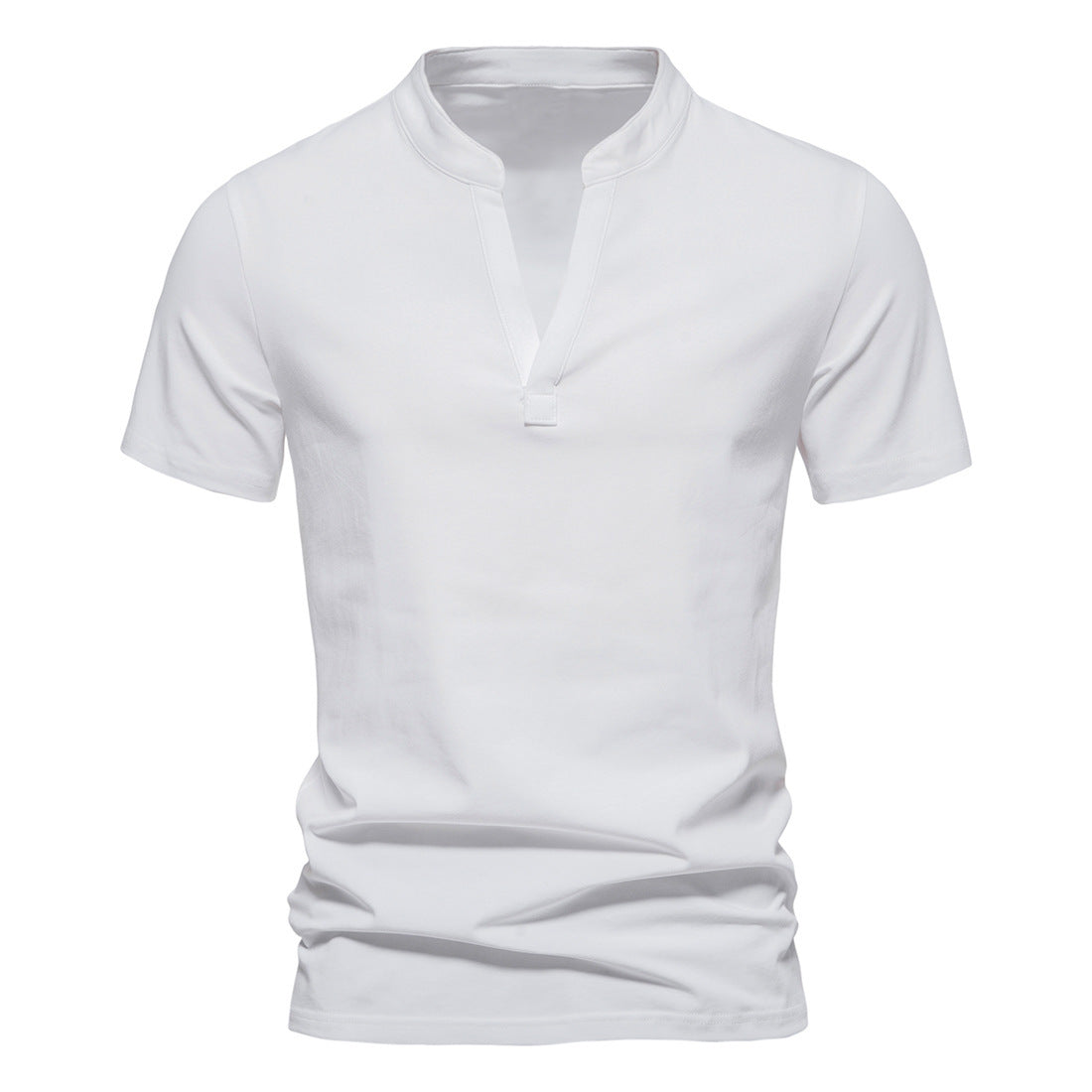 Zomerse t-shirt stretch met v-hals