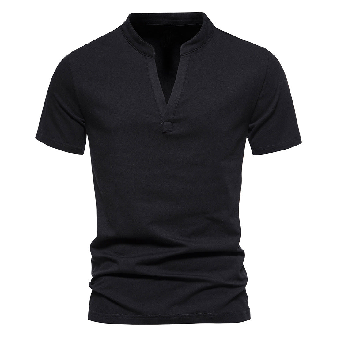 Summer t-shirt stretch with v-neck