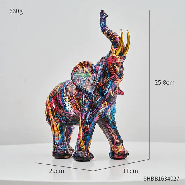 Sculptures &amp; Figurines Modern Decoration elephants