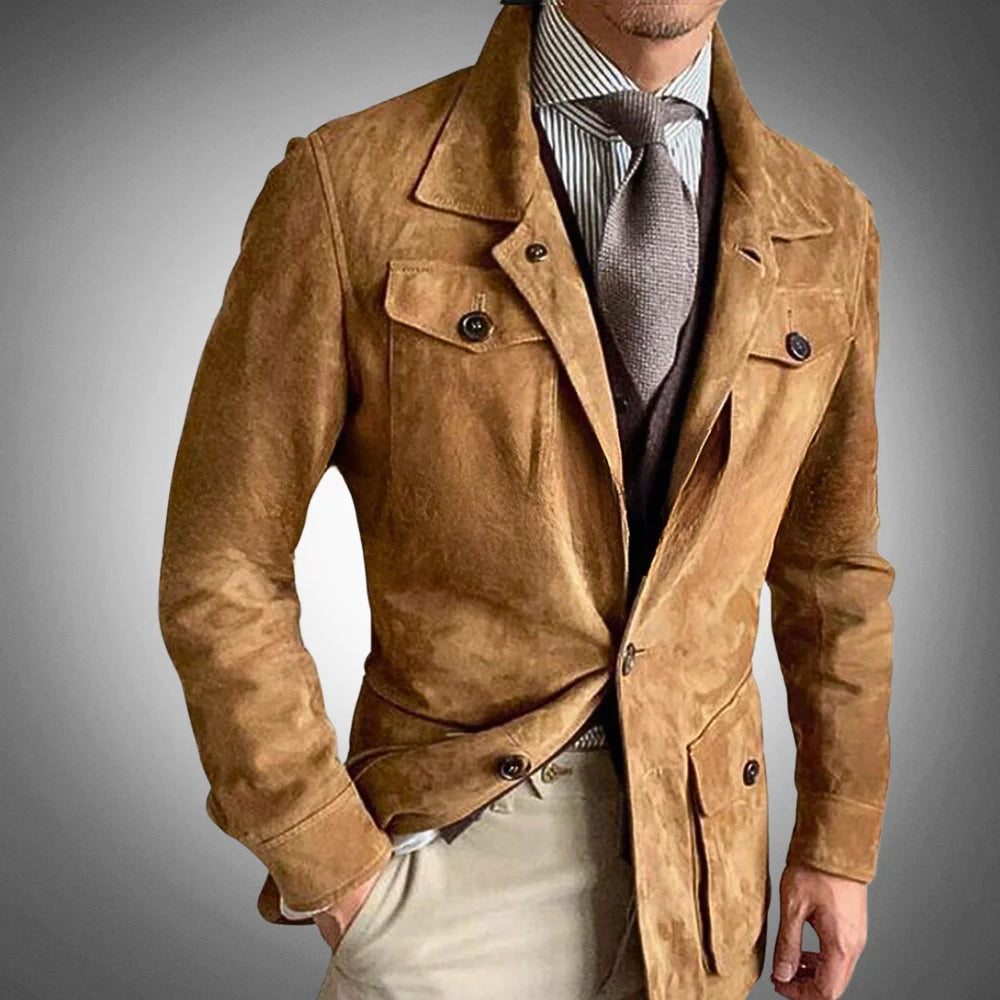 Suede jacket men