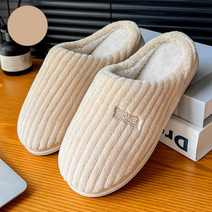 Warm slippers with anti-slip