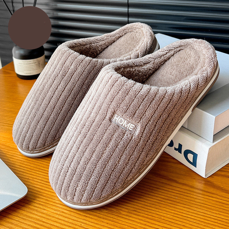 Warm slippers with anti-slip