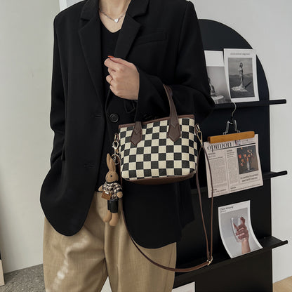 Fashionable Houndstooth Shoulder Bags