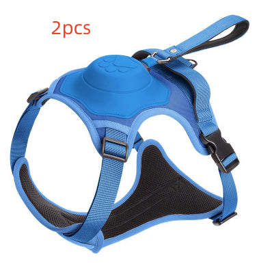 Dog harness collar