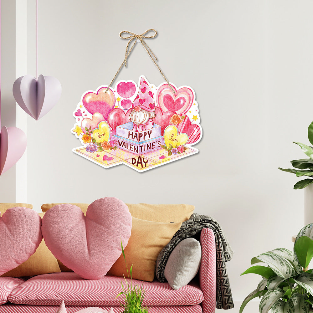 Valentijnsdag Decoratieve Geschenk Slinger & Papieren Deurhangers | Perfect voor Romantische Decoraties