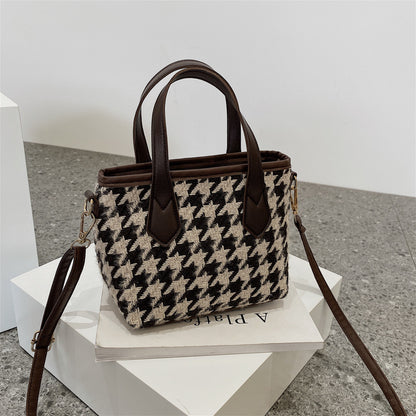 Modieuze Houndstooth Schoudertassen