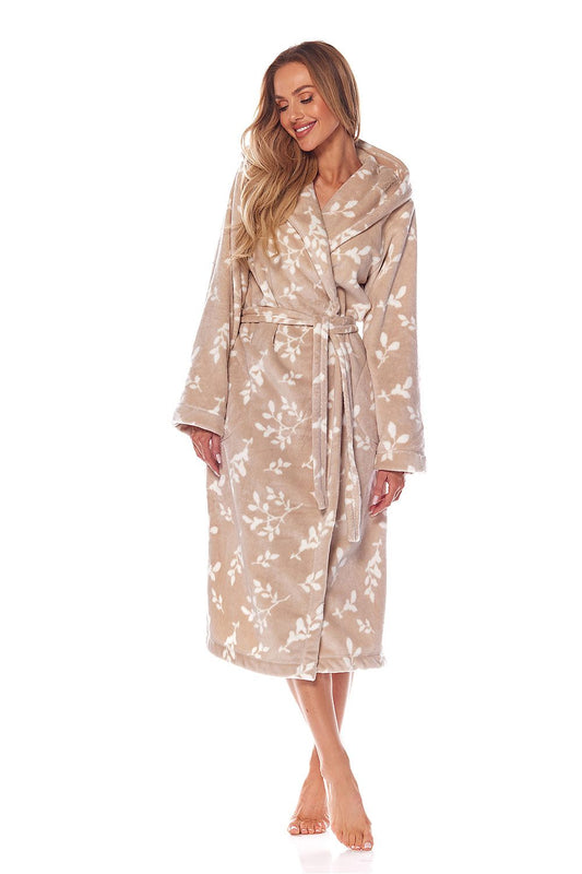 Long dressing gown model 188084 L&amp;L collection