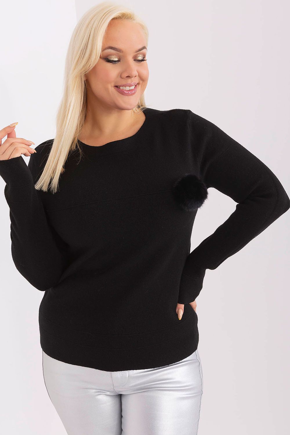 sweater plus size model 190072 Factory Price