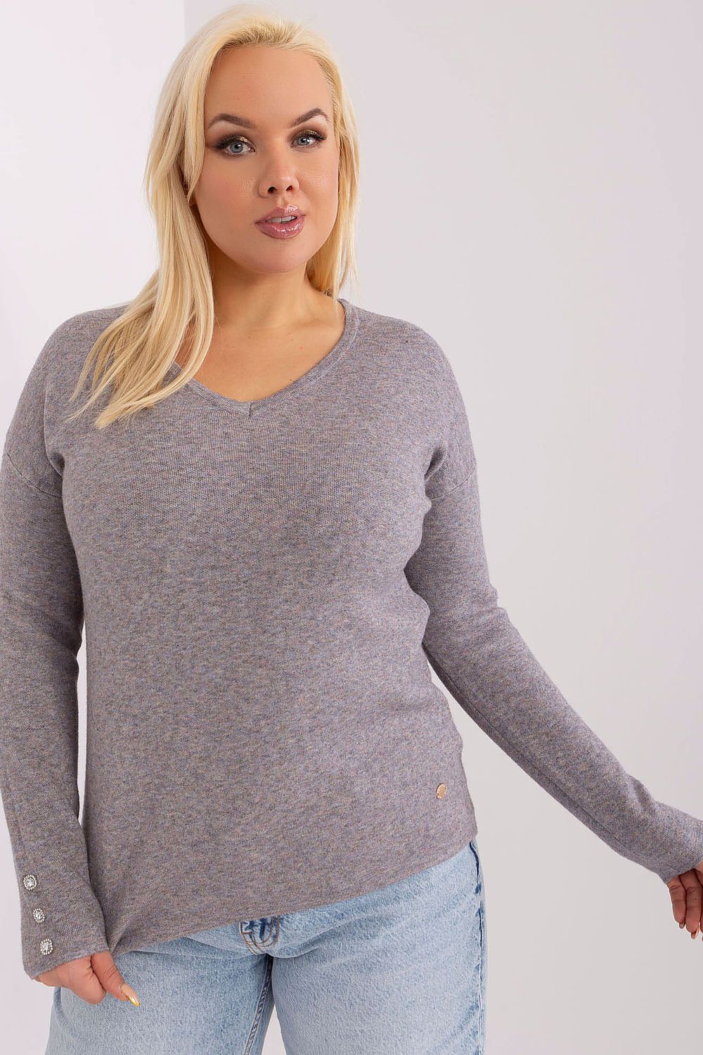 sweater plus size model 190091 Factory Price