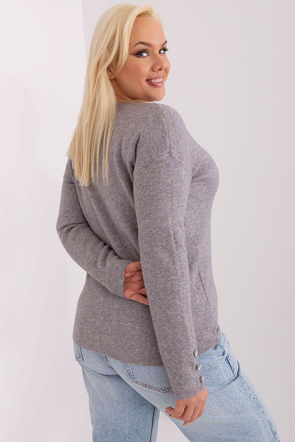 sweater plus size model 190091 Factory Price