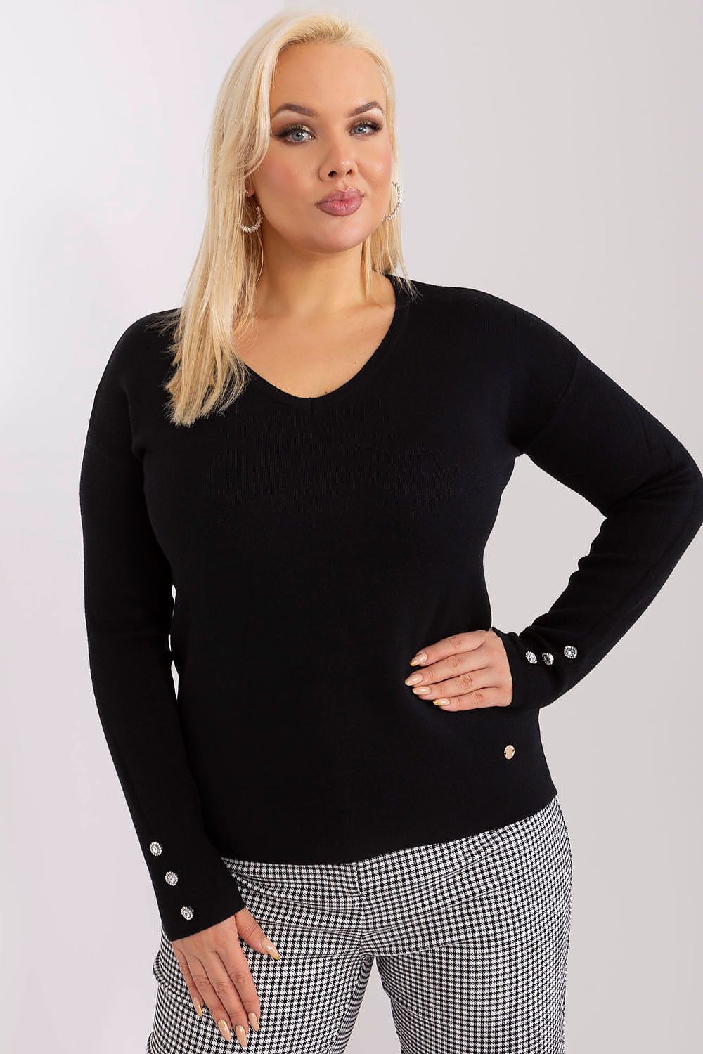 sweater plus size model 190091 Factory Price