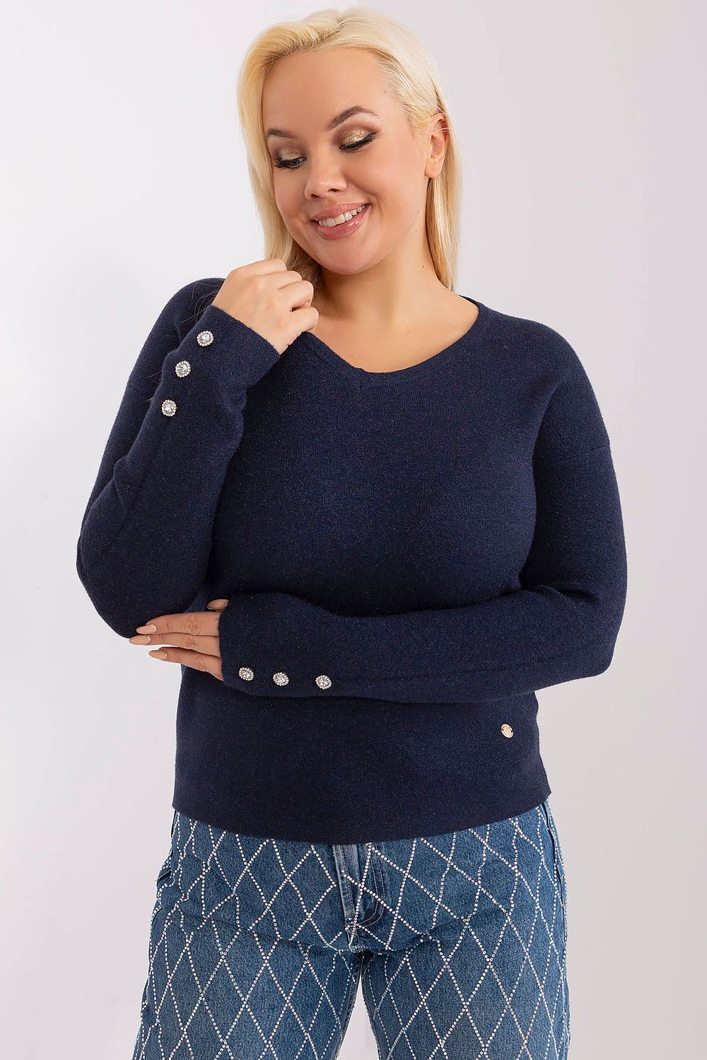 sweater plus size model 190091 Factory Price