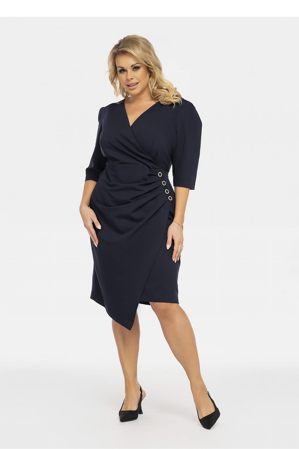  Plus size jurk model 190963 Karko 