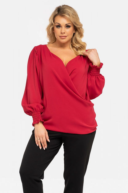  Plus size blouse model 190971 Karko 