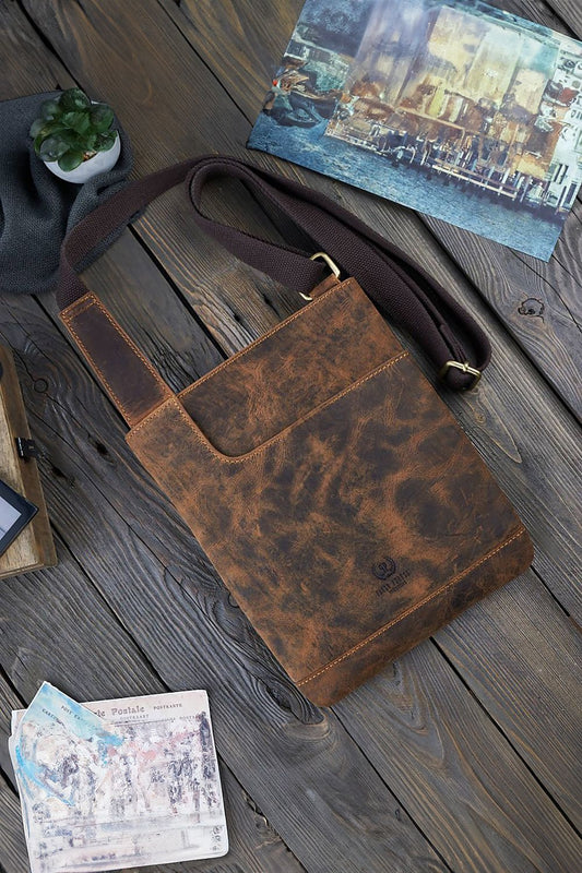 Handtasche aus Naturleder, Modell 191539 Galanter