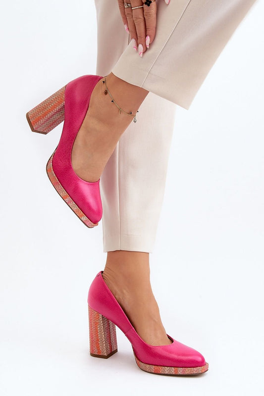 Pumps with thick heel model 192298 Step in style