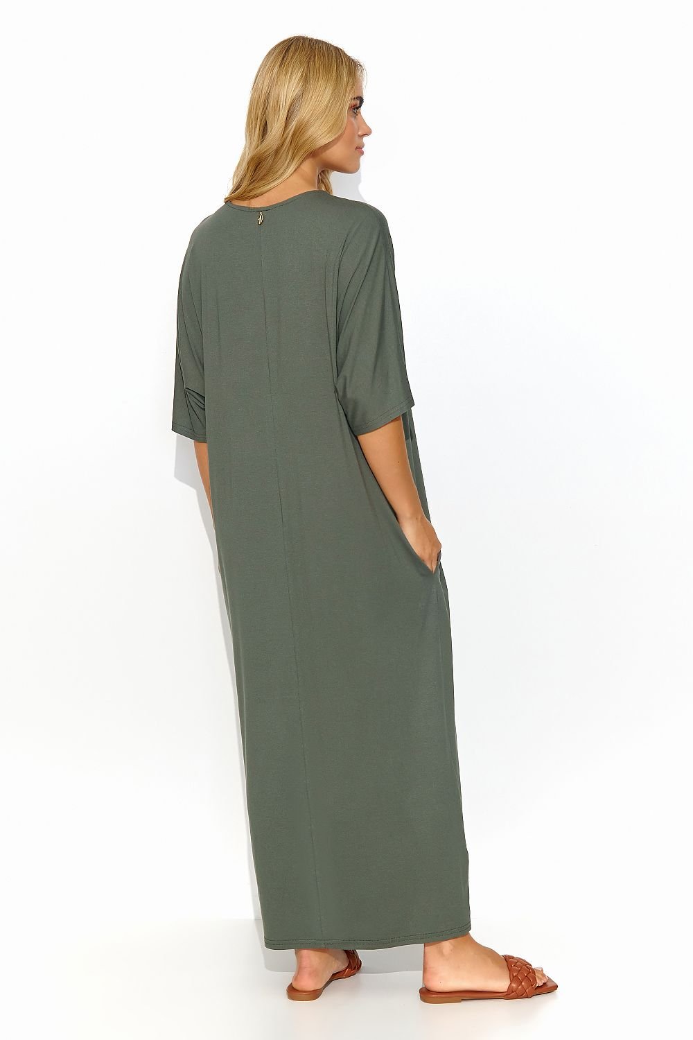 ZephyrAura Elegance Maxi jurk in meerdere kleuren - zomeroutfit met V-hals en zakken