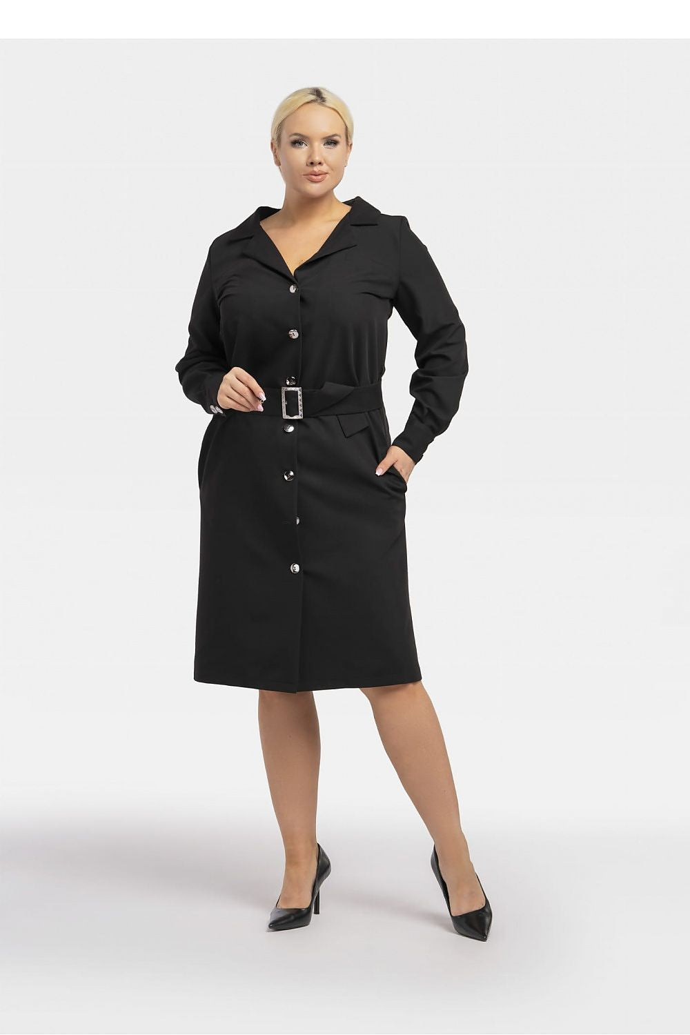  Plus size jurk model 193905 Karko 