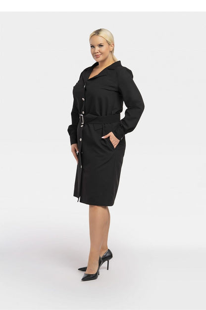  Plus size jurk model 193905 Karko 