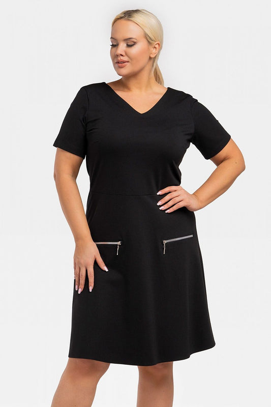  Plus size jurk model 195021 Karko 