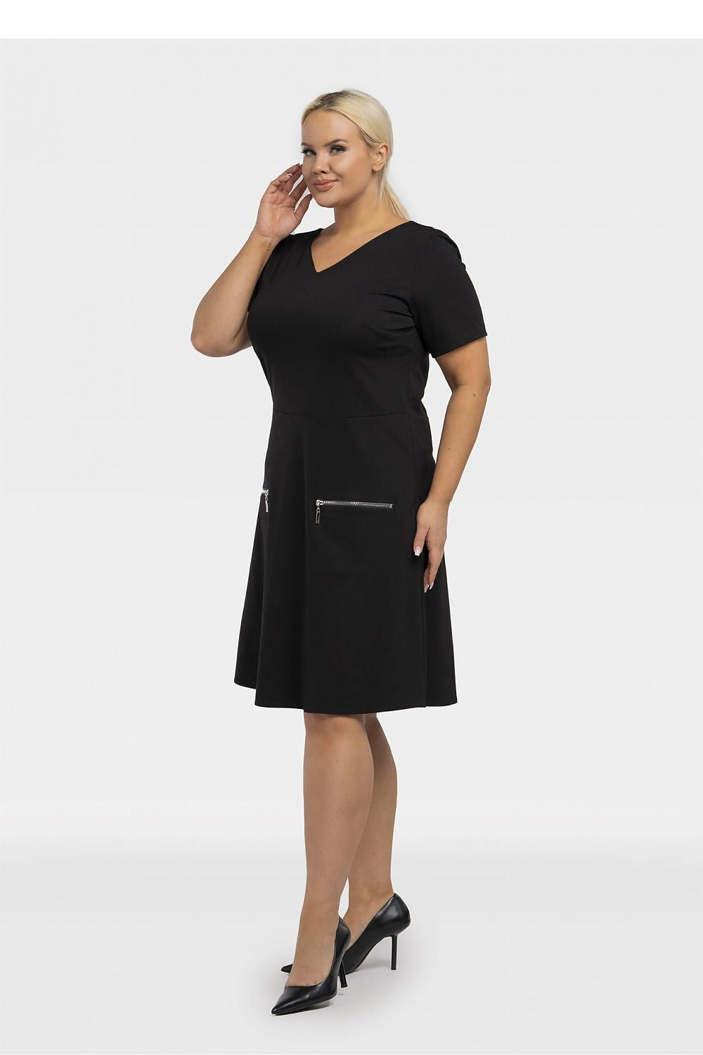  Plus size jurk model 195021 Karko 