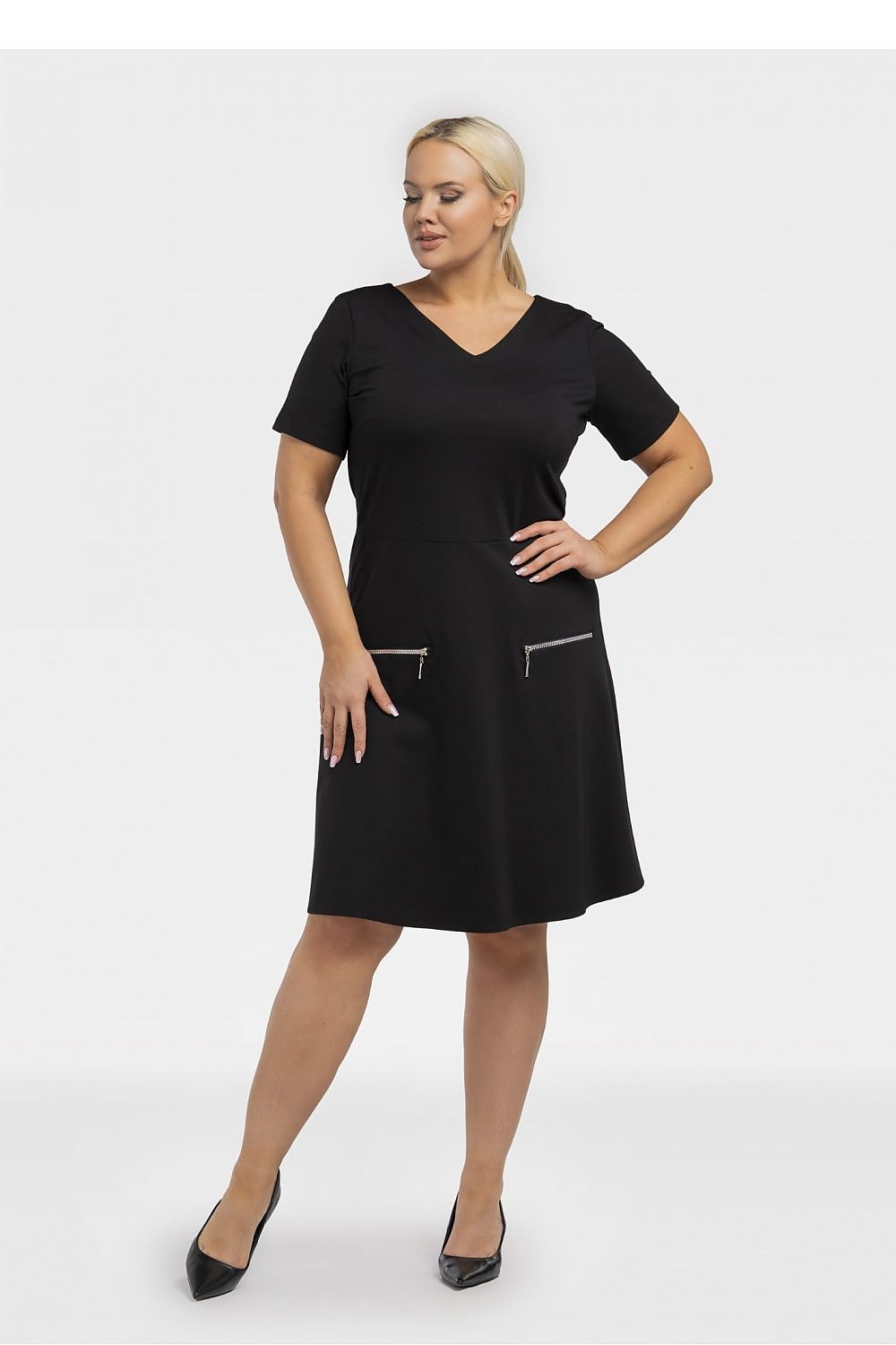  Plus size jurk model 195021 Karko 